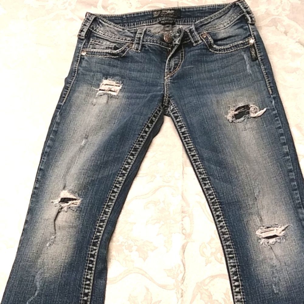Silver JEANS womens size 28 model pioneer